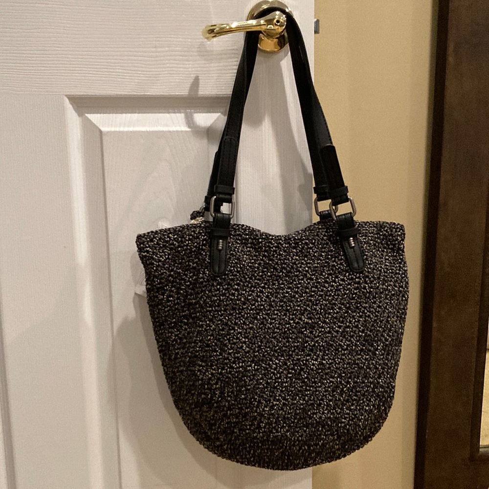 Brand new never used the sack boucle black and beige shoulder bag - Picture 2 of 7